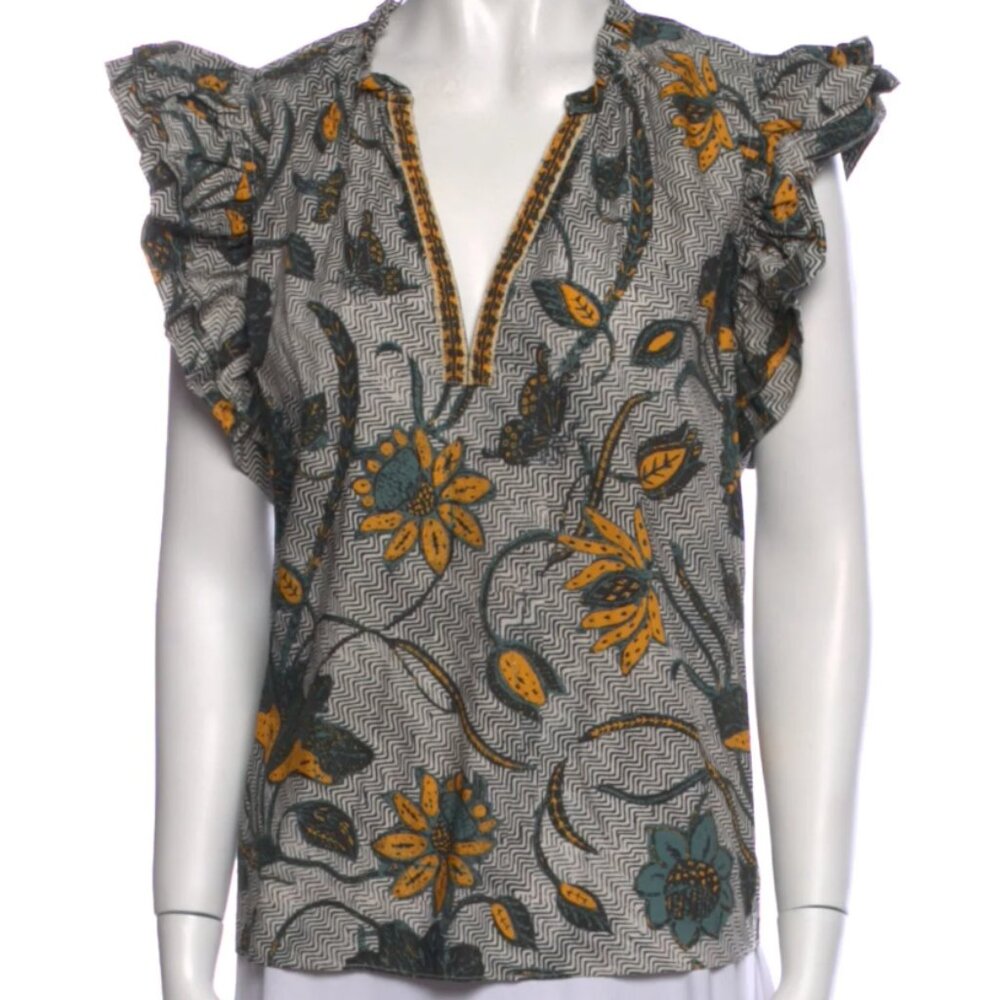 Ulla Johnson V-neck blouse